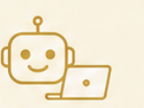 AIが設計と構築をするイラスト